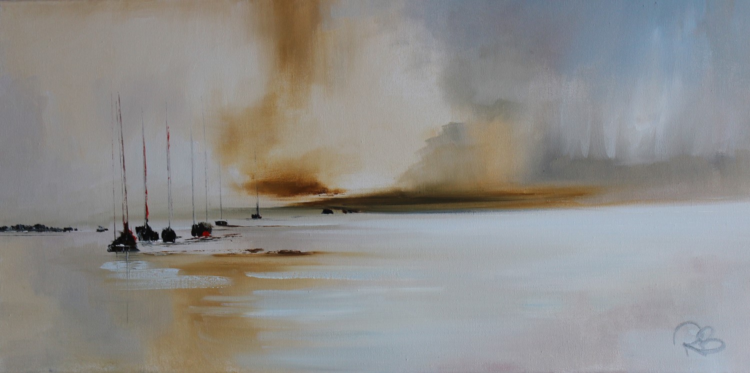 'Gloomy out to Sea ' by artist Rosanne Barr
